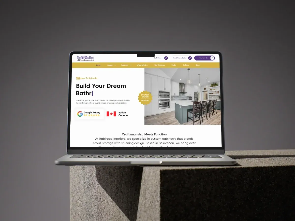 Kabirobe Interiors website